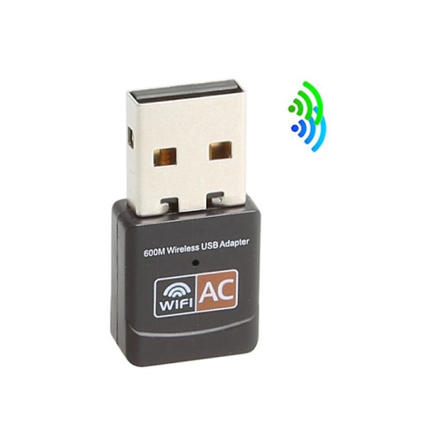 600/1200mbps Mini Trådlös Dual Band Usb Wifi Adapter Antenn Nätverksadapter B