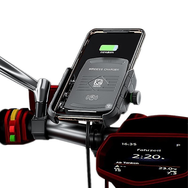 Bakeey 15W Qi trådlös laddare snabbladdning 3.0 motorcykel