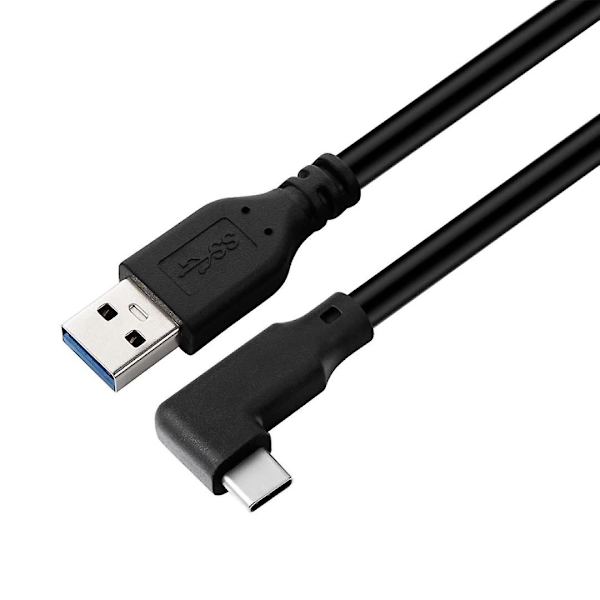 Vr Datakabel Albue Type-c Datakabel Usb3.1 Gen 2 Dobbelt Han Videoprojektionskabel 20 Vr Mobilspilkabel PQ102Black 3M