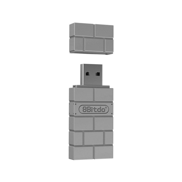 Trådløs Bluetooth-adapter for Nintendo Switch Ns Nes Wii U Ps4 Ps3 Gray