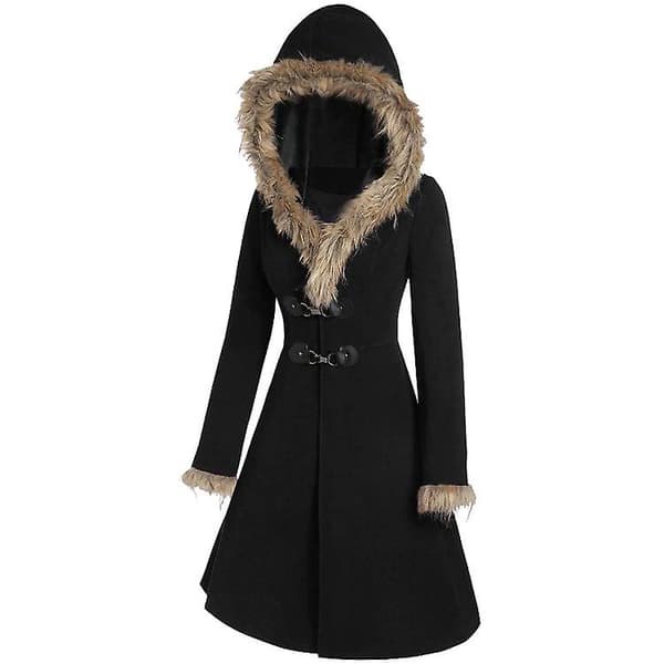 [LCS] Hettegenser for kvinner Vinter Tykk dunjakke black M