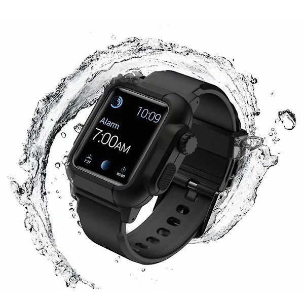 Vandtæt Etui+Rem til Apple Watch Band IWatch Selvlysende Apple Watch