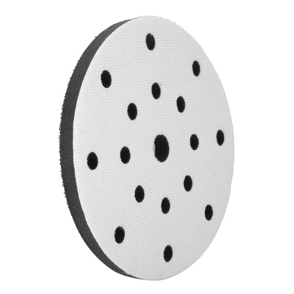 [LCS]150 mm diameter blød buffer svampe-interface dæmpeplade kompatibel med slibepuder 15 huller