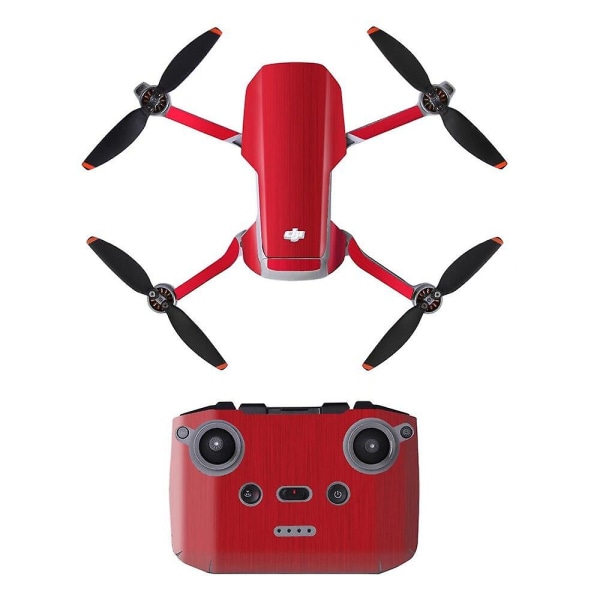 Dji mini 2 skyddande film pvc klistermärken vattentäta dekaler cover skal för dji mavic mini 2 drone Red