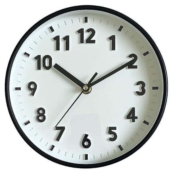 Modern Simple Wall Candy Color Clock Silent Living Room Clock Wall Mounted Clock For Home New Wall Clock black v black white clock