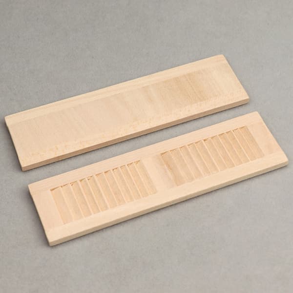 1:12 Dockskåp Mini Dörr- och Fönstertillbehör Enkel Blank S