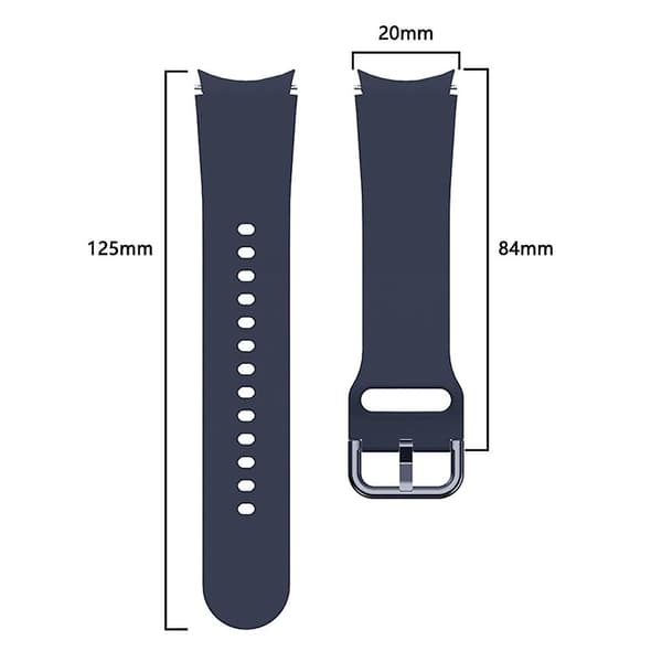 Silikonerem til Samsung Galaxy Watch4 40mm Blue