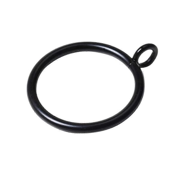 38 mm gardinringar i metall med öljetter för kök och sovrum 20pcs Black