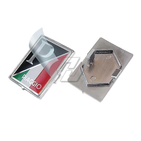[LCS] Til Piaggio Vespa Lx Lxv Primavera Sprint Gtv Gts Super 946 50-300cc Scooter Tilbehør Front Emblem Silver