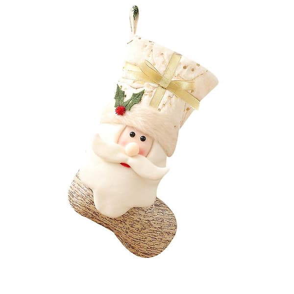 [LCS]Stor julstrumpa 17\", julstrumpa med tomte, snögubbe Santa