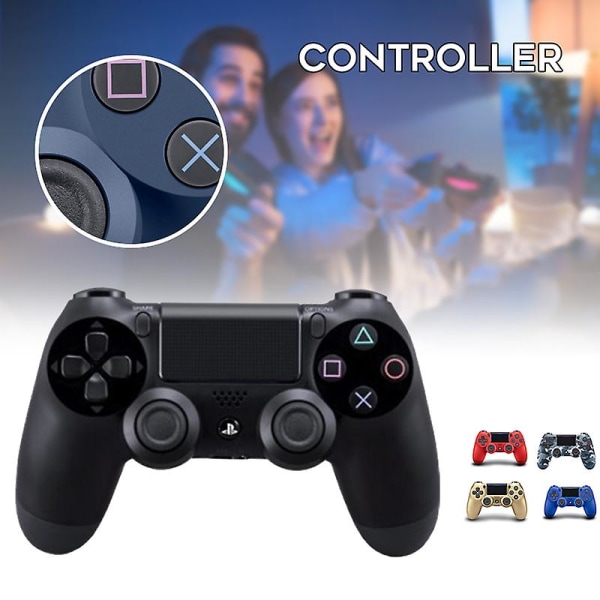 Bärbar trådlös handkontroll kompatibel med Bluetooth Universal Joystick Uppladdningsbar Blue