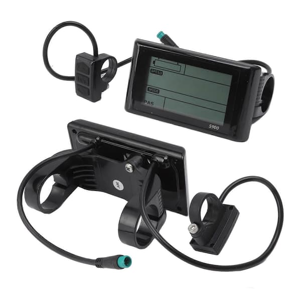 S900 Elektrisk Cykel LCD Display 24V 36V 48V Vandtæt Realtidsoptagelse til Scooter Elcykel