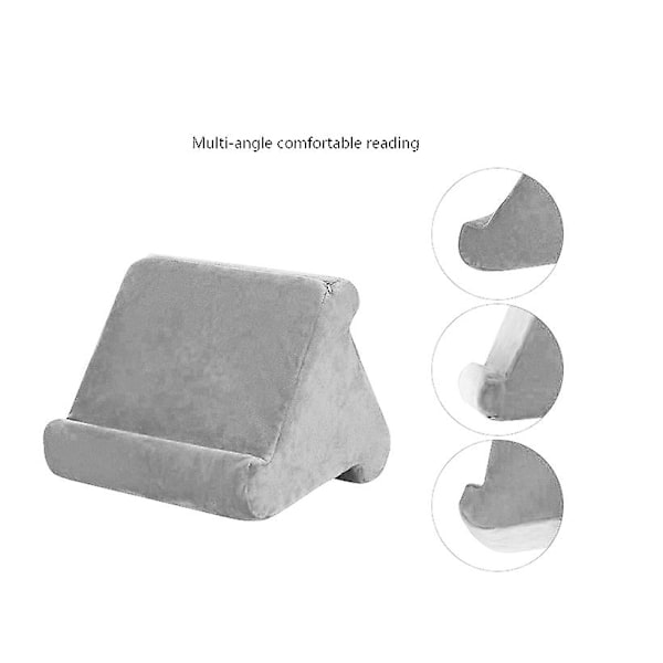 Myk putestativ for nettbrett, multi-vinkel fangstativ, mobiltelefonholder gray