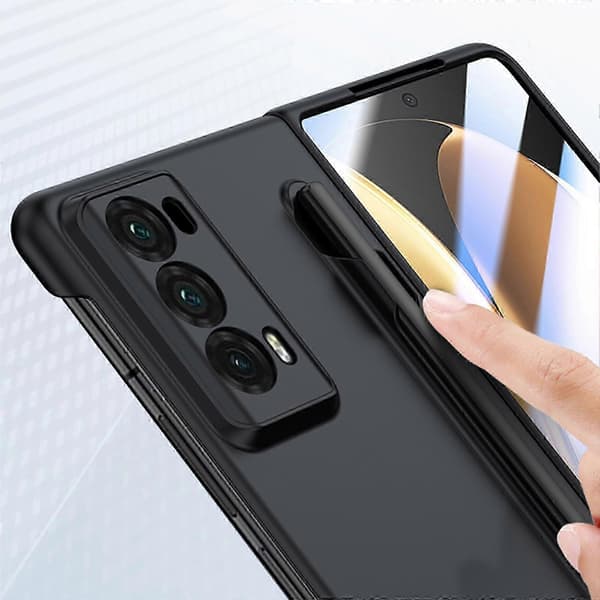 Honor Magic V2 telefondeksel med pennholder - Slankt PC-deksel og integrert pennboks