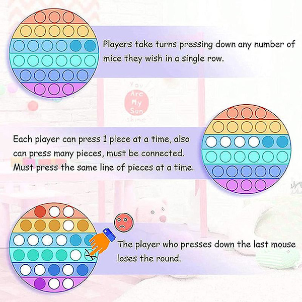Stort Fidget Paket Sensorisk Fidget Leksak Set Pop Bubble Stress Relief Leksaker Pop Ångest Rör För Barn A