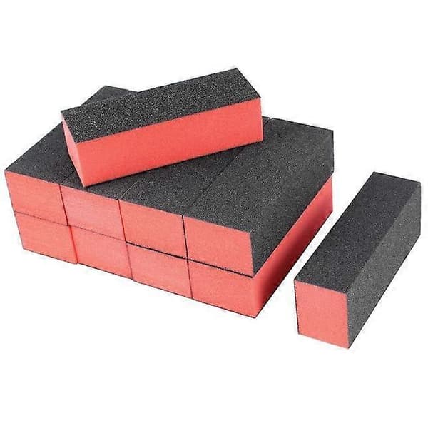 10PC nagelvård buffer polering slipblock filer grus akrylverktyg