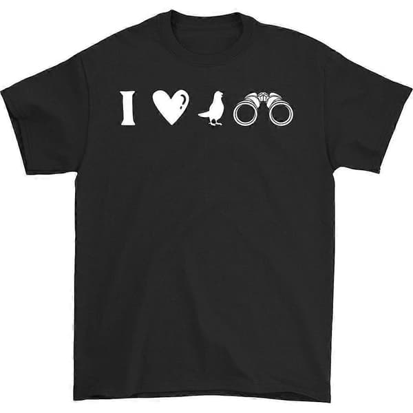 [LCS]Jeg elsker fuglekiggeri T-shirt Black M