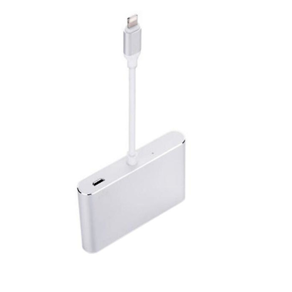 Lightning till HDMI VGA Digital AV TV Adapterkabel 1080P HDTV Ljudhub Kompatibel med iPhon
