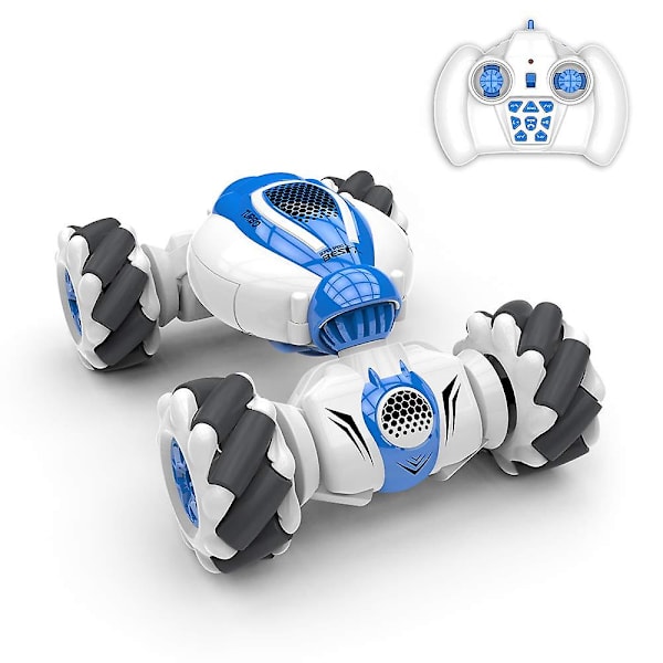 Fjärrstyrd Bil, 4wd Rc Stuntbil, 2.4ghz Geststyrd Rc Monstertruck Blue