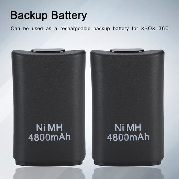 [LCS] XBOX 360 Oppladbart Batteripakke 4800mah Erstatning