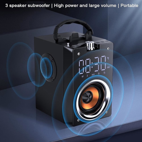 Bluetooth högtalare Bärbar power trådlös stereo subwoofer