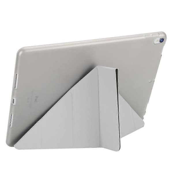 Origami Stand Læder Smart Case til iPad Air 10.5 (2019) Pro 10.5-tommer (2017) Grey Grey