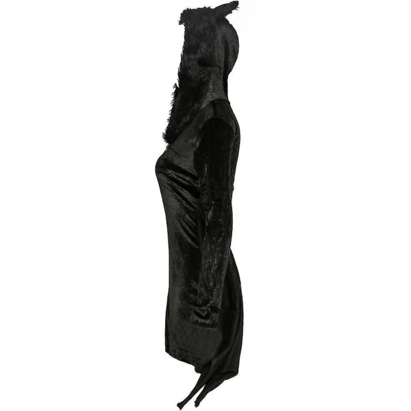 Bat Cozy Black Animal Vuxen Cosplay Vampire Zipper Dress XL