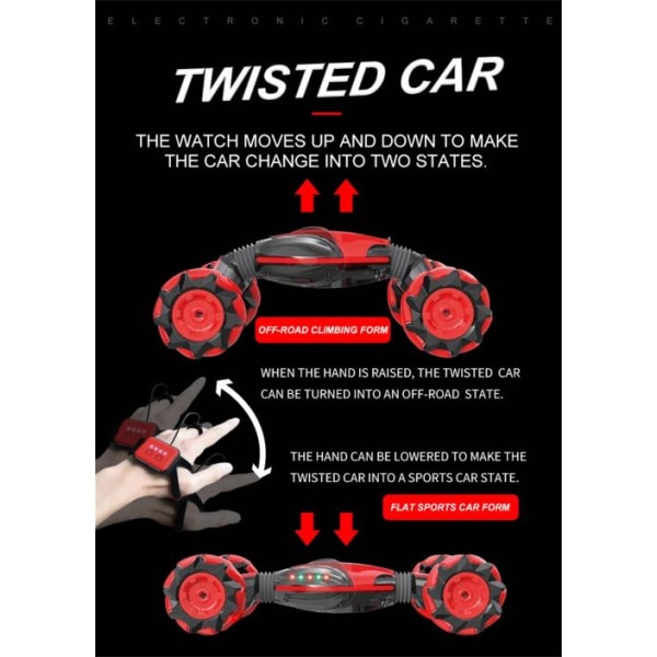 Jule Stunt RC Gesture Detection Bil Torsion Vehicle Drift