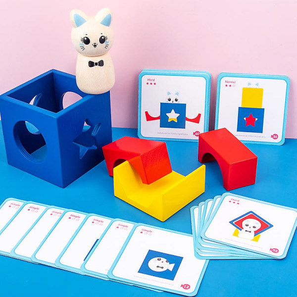 Träpussel Kitten Adventures Magic Box Toy