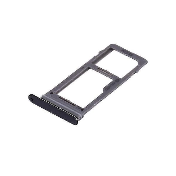 [LCS] Erstatnings SIM- og Micro SD-kortbakke til Samsung Galaxy S9 Plus/S9 - Holdbart opbevaringstilbehør Black