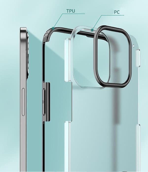 Genomskinligt telefonfodral kompatibelt med Iphone 13/13pro/13pro Max iPhone 13