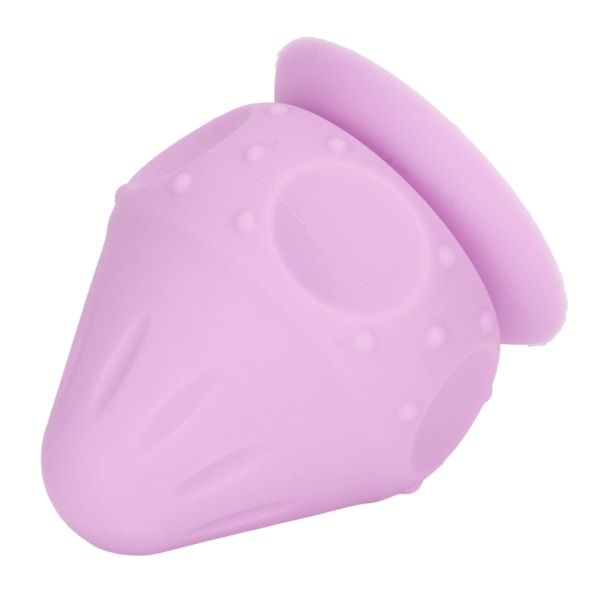 Silikon Myofascial Release Boll Triggerpunktsmassageboll Monterbar Sugkopp Väggmassageapparat för Rygg Midja Nacke Lila