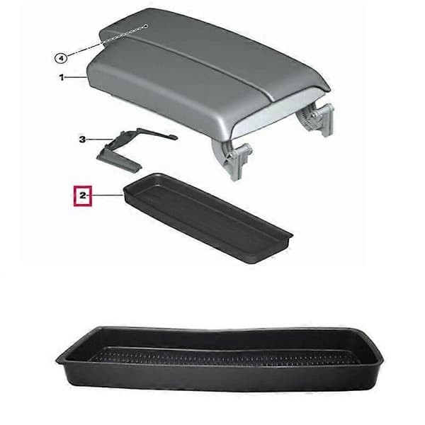 [LCS]För - 3-serie E90 E91 E92 E93 Mittarmstöd Förvaringslåda Fack 7118064 51167118064 Black