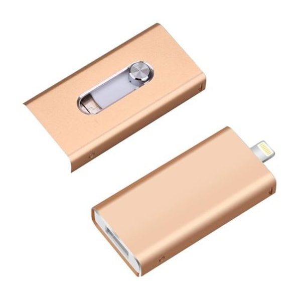 64GB OTG Dubbelt USB -minne I Flash Drive U Disk Stick Memory Ext