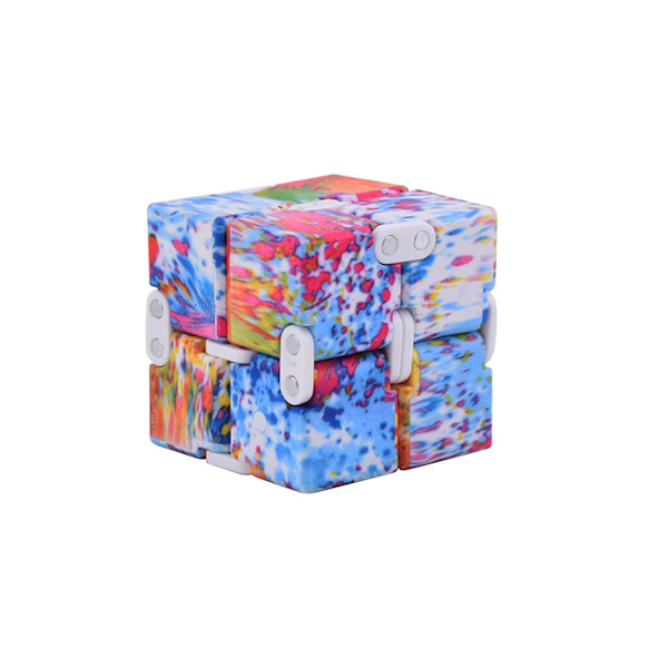 Barn Vuxen Dekompressionsleksak Infinity Magic Cube Fyrkantiga Pusselleksaker Lindra Stress Roliga Leksaker C