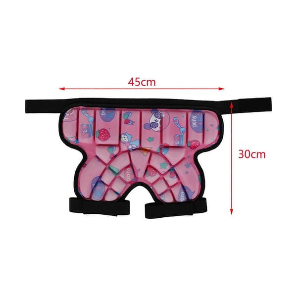 [LCS] Vadderade höftskyddsshorts kompatibla med barn, vadderade korta byxor 3D EVA-kudde Pink