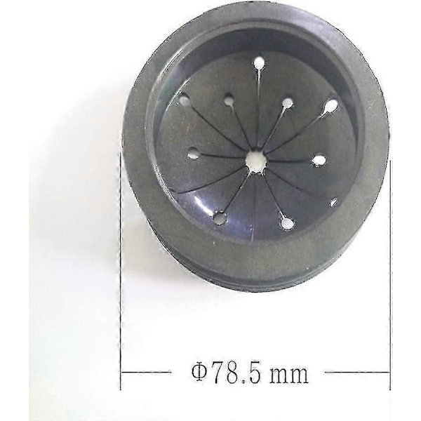 [LCS]Sæt Med 2 Stænkbeskyttere Affaldskværne Tilbehør Til Sort Affald Plastic Basin Plug