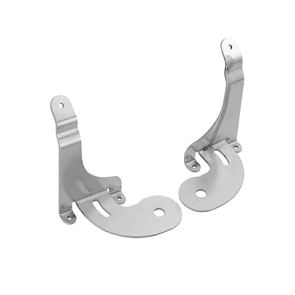 Monteringsbeslag til frontgrill-spotlys i rustfrit stål til Mini R50 R52 R53 2001-2007 silver
