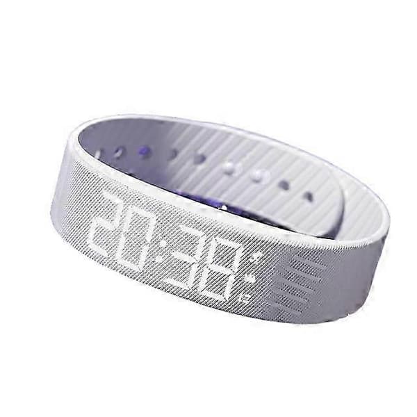 [LCS]2025 Fitsleeps väckarklocka-Fitsleeps väckarklocka, tyst vibrationsväckning White