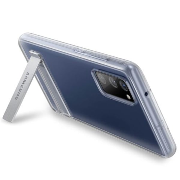 Galaxy S20 FE Skal med Stöd Klar Stående Fodral Transparent