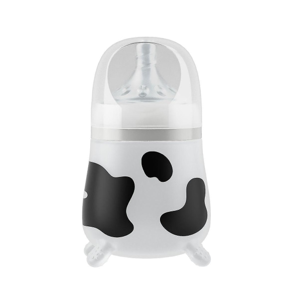240 ml söt nappflaska i silikon som imiterar bröstmjölk för nyfödd baby Antikolik |Flaskor