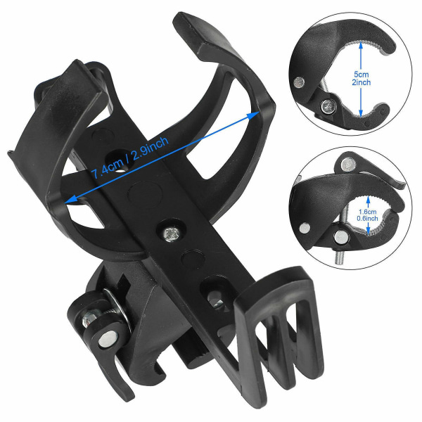 Cykel Vattenflaskhållare Fäste Styre Rack Mtb Cykel Cykling Dryck Koppbur