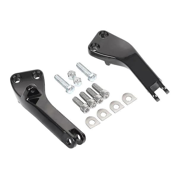 [LCS] Bakre passasjerfothvilerbrakett for Dyna Low Super Glide FXD Black