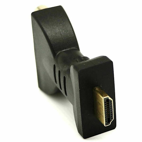 Tv- ja PC-käyttöön 1 kpl HDMI-uros - 3 RCA-naaras komposiitti AV-videoäänisovitinmuunnin