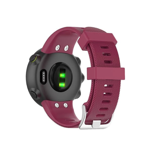 [LCS] Til Garmin Forerunner 45 / Forerunner 45S Silikonerem Claret