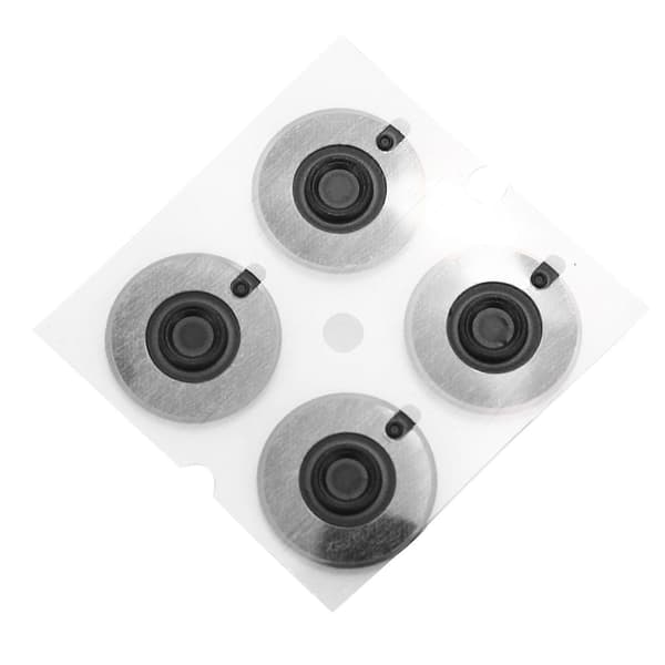 4 stk. gummifødder til unibody bundkasse til Apple MacBook Pro 13\" 15\" 17\" Black