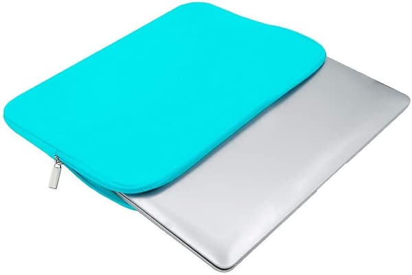 [LCS] Laptopfodral med vadderat blixtlåsfodral blue