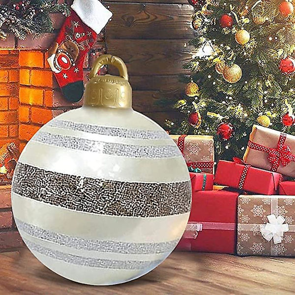 Stor Jul PVC Uppblåsbar Dekorerad Boll S6