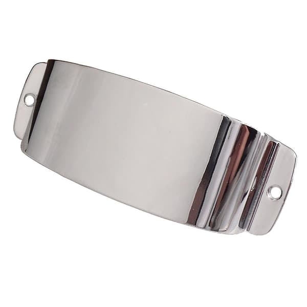 [LCS] Jazz Bas Guitar Pickup Cover Protector, Krom Finish med Skruer