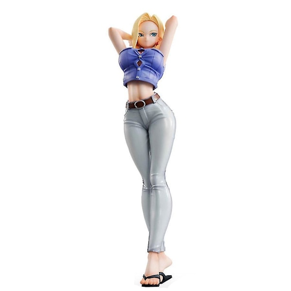 19cm Dragon Ball Lazuli Android 18 Actionfigur Leksak